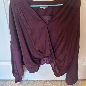 Wishlist Deep Burgundy Blouse